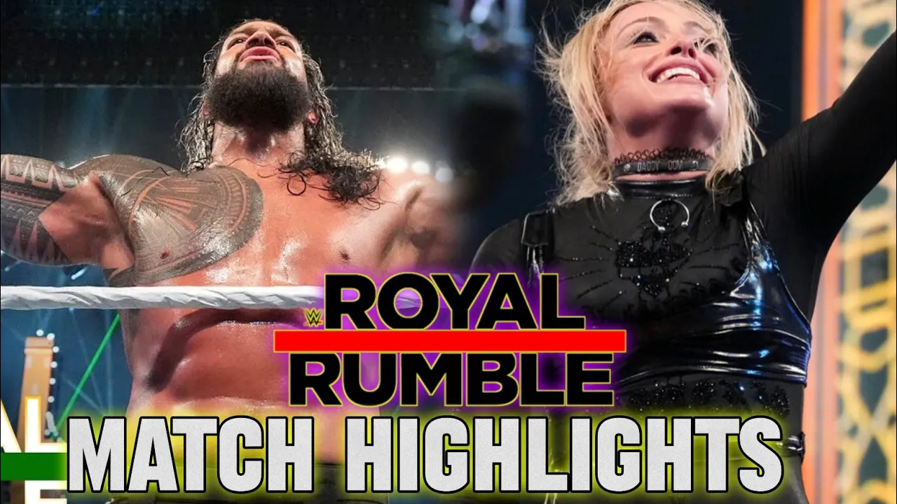 WWE Royal Rumble 2026 Highlights poster backdrop