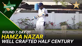 Hamza Nazar, Half Century Hero | KRL Vs Ghani Glass | President Trophy | 2025-26 | D 1 | PCB | M2Y1H