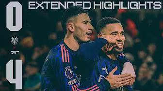 GYOKERES, JESUS, ZUBIMENDI | Leeds vs Arsenal (0-4) | Extended Highlights | Premier League
