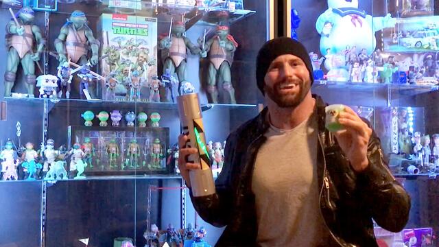 Get oozed with NECA's new "Teenage Mutant Ninja Turtles" movie replicas: WWE Unboxed with Zack Ryder background