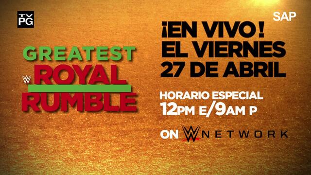 WWE Greatest Royal Rumble event (Espanol)