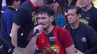 Fajardo RECEIVES FIRST ‘Ramon Fernandez’ PBA Finals MVP award | PBA Season 50 Philippine Cup