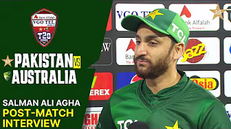 Salman Ali Agha Post-Match Interview | Pakistan vs Australia | M 3 | T20I Series 2026 | PCB | MJ1K