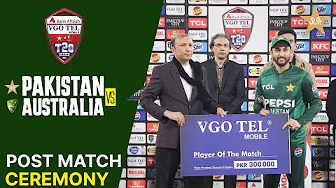 Post Match Ceremony | Pakistan vs Australia | Match 02 | T20I Series 2026 | PCB | MJ1K