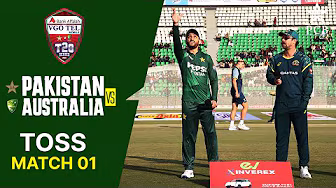 Toss | Pakistan vs Australia | Match 01 | T20I Series 2026 | PCB | M9E1K