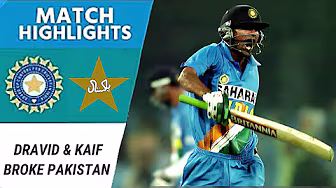 The Night Dravid & Kaif Broke Pakistan | India vs Pakistan 2004 Lahore Thrilling Chase