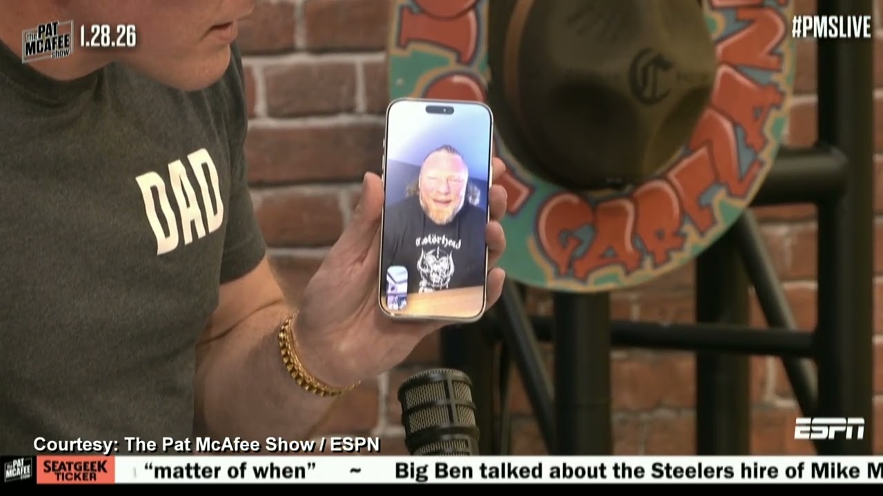 Brock Lesnar Announces Royal Rumble Entry on The Pat McAfee Show | SmackDown Jan 30, 2026