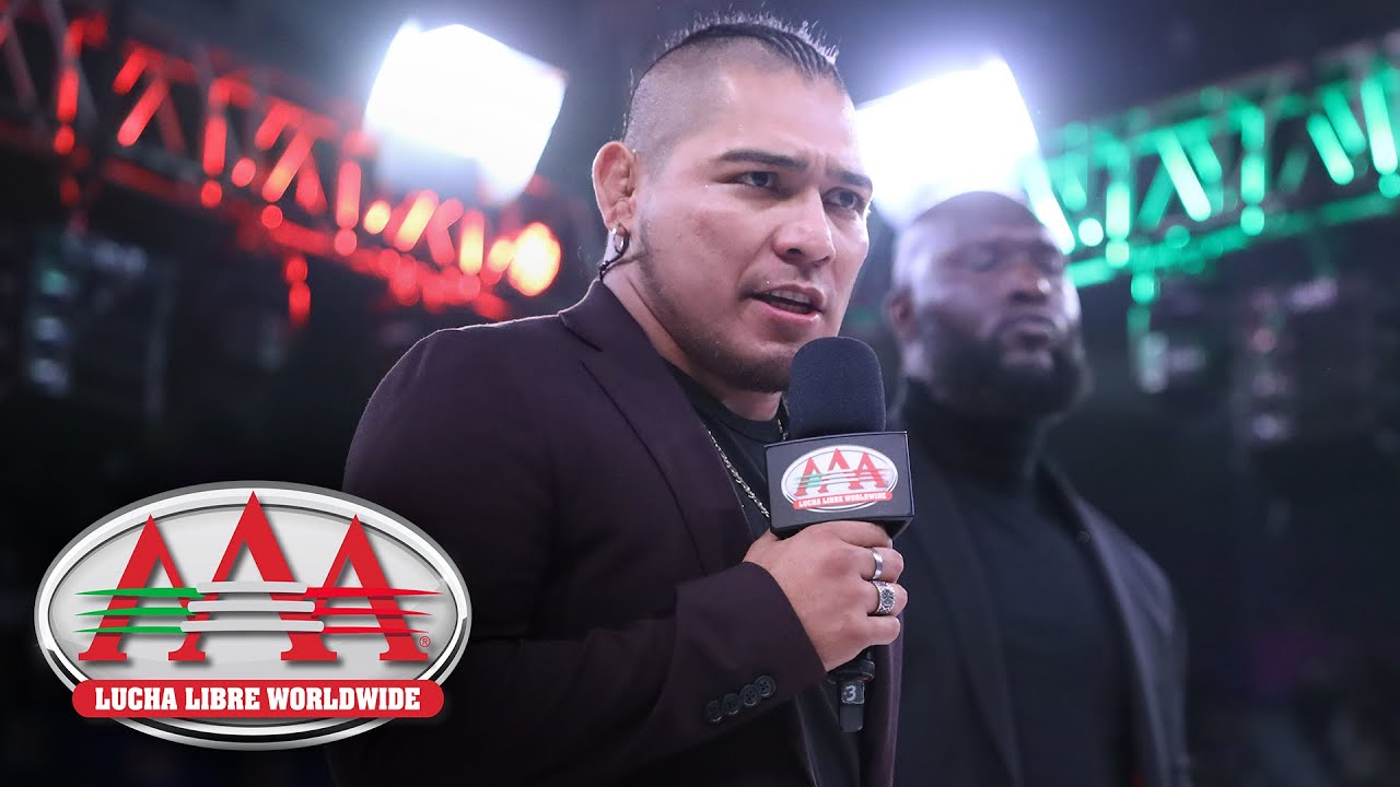 Dominik Mysterio interrupts El Hijo del Vikingo to talk Rey de Reyes: Lucha Libre AAA, Jan. 31, 2026