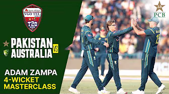 Adam Zampa 4-Wicket Masterclass | Pakistan vs Australia | Match 01 | T20I Series 2026 | PCB | MJ1K