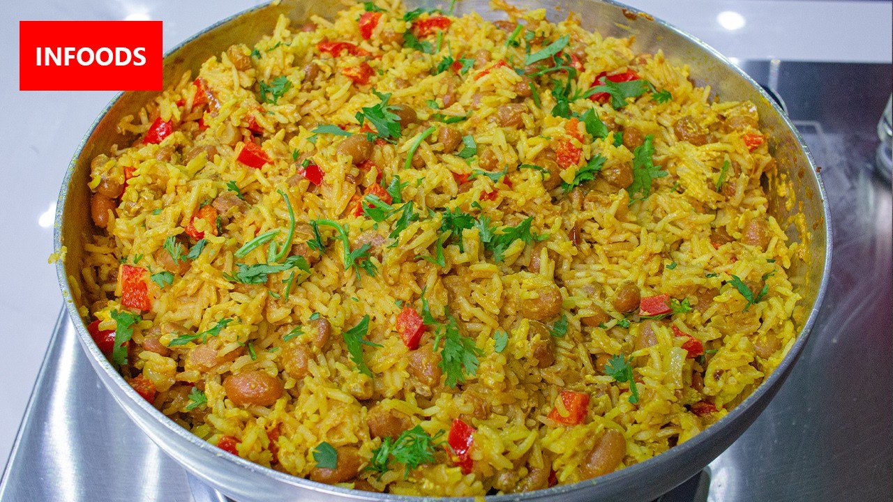 One Pot Rice and Beans Recipe | How to Cook Rice and Beans | Infoods