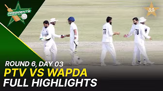 Full Highlights | PTV Vs Wapda | President Trophy | 2025-26 | Day 3 | PCB | M2Y1H