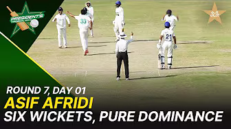 Asif Afridi 6 Wicket Haul | SNGPL Vs OGDCL | President Trophy | 2025-26 | Day 1 | PCB | M2Y1H