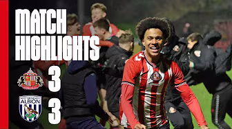 Dramatic Shootout Victory | Sunderland AFC U18s 3 - 3 West Brom U18s (4-3 Penalties) | FA Youth Cup