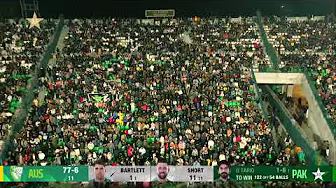 House Full! Pakistan’s spin brilliance thrills fans at Gaddafi Stadium, Lahore ✨| PCB | MJ1K
