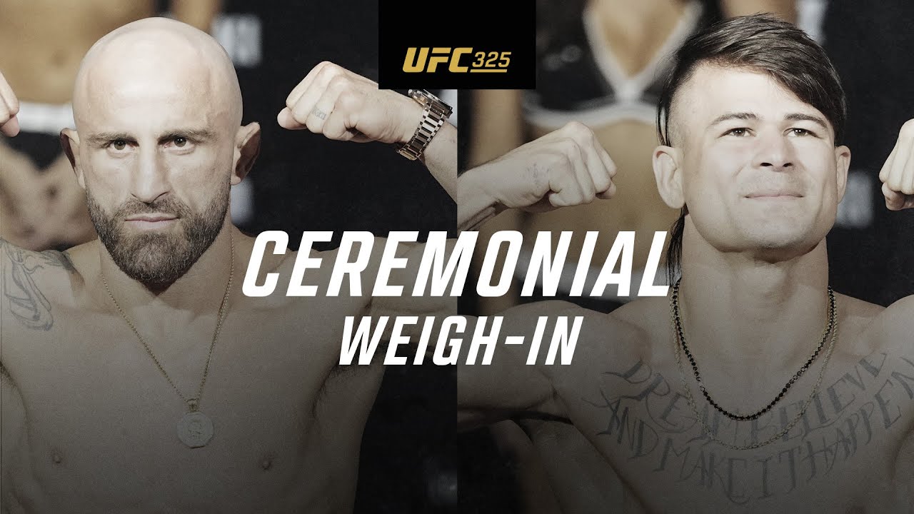 UFC 325: Ceremonial Weigh-In