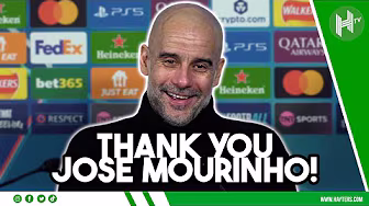 THANK YOU JOSE MOURINHO! | Pep Guardiola | Man City 2-0 Galatasaray