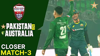 Closer | Pakistan vs Australia | Match 3 | T20I Series 2026 | PCB | MJ1K