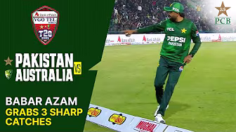 Babar Azam Grabs 3 Sharp Catches 👑 | Pakistan vs Australia | Match 1 | T20I Series 2026 | PCB | MJ1K
