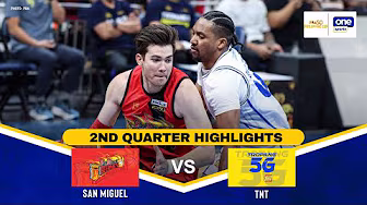 SAN MIGUEL vs TNT | FINALS GAME 6 | 2ND QUARTER HIGHLIGHTS | PBA SEASON 50 PHILIPPINE CUP