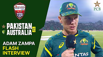 Adam Zampa Flash Interview | Pakistan vs Australia | Match 01 | T20I Series 2026 | PCB | MJ1K