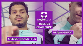 Gruda And Georginio Take On Wayfair Free-Kick Challenge!