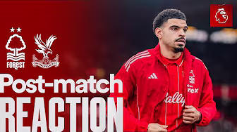 Morgan Gibbs-White's Reaction 🗣️ | Nottingham Forest 1-1 Crystal Palace | Premier League