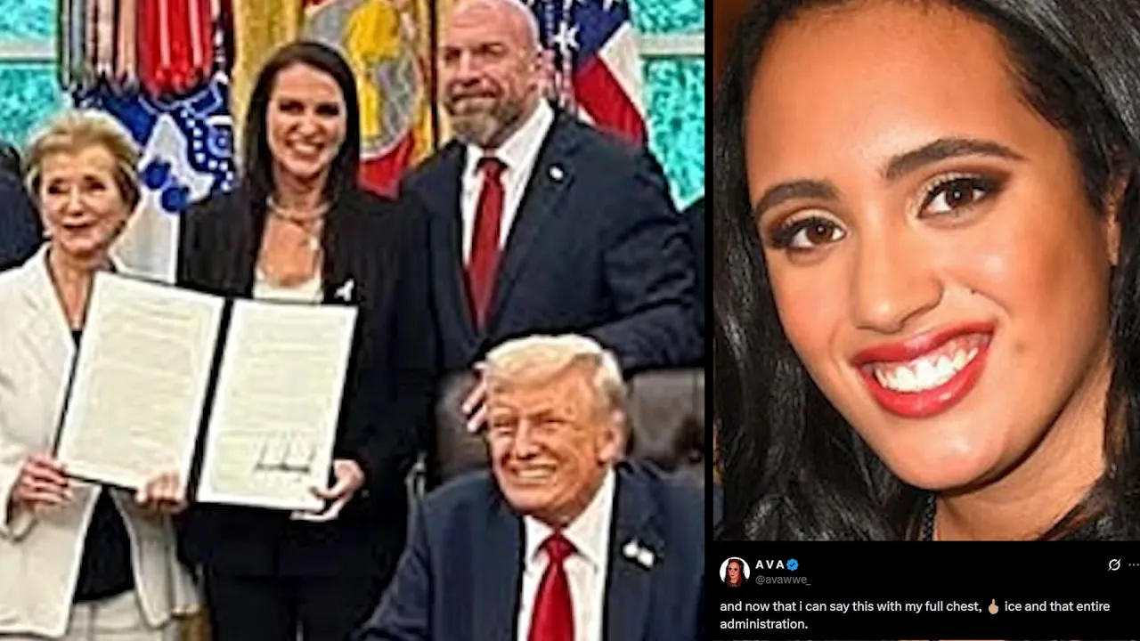 Rocks Daughter Lashes Out at Trump & Ice After WWE Release