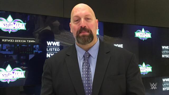 Big Show on the honor of inducting Mark Henry into the WWE Hall of Fame: WWE.com Exclusive, April 2, 2018 background