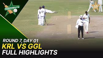 Full Highlights | KRL Vs Ghani Glass | President Trophy | 2025-26 | Day 1 | PCB | M2Y1H
