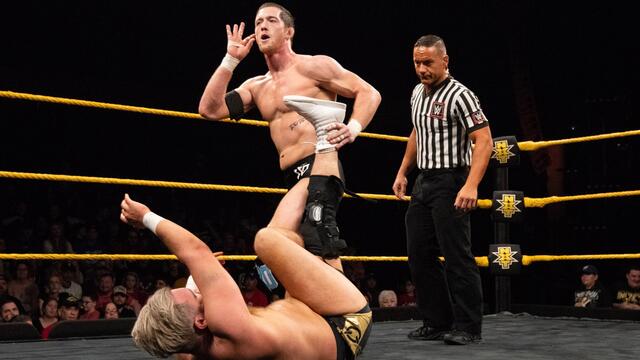 Moustache Mountain vs. Undisputed ERA - NXT Tag Team Title Match: WWE NXT, July 11, 2018 background