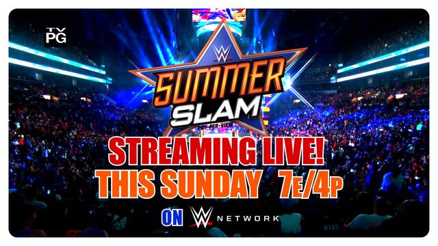 WWE SummerSlam - Live This Sunday on WWE Network background