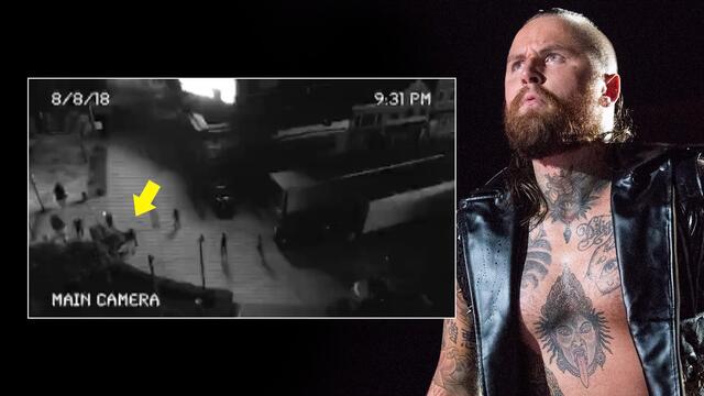 Surveillance video from the night of Aleister Black's attack: WWE.com Exclusive, Aug. 16, 2018 background