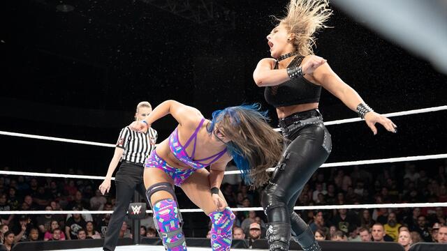 Tegan Nox vs. Rhea Ripley - Quarterfinal Match: Mae Young Classic, Oct. 17, 2018 background