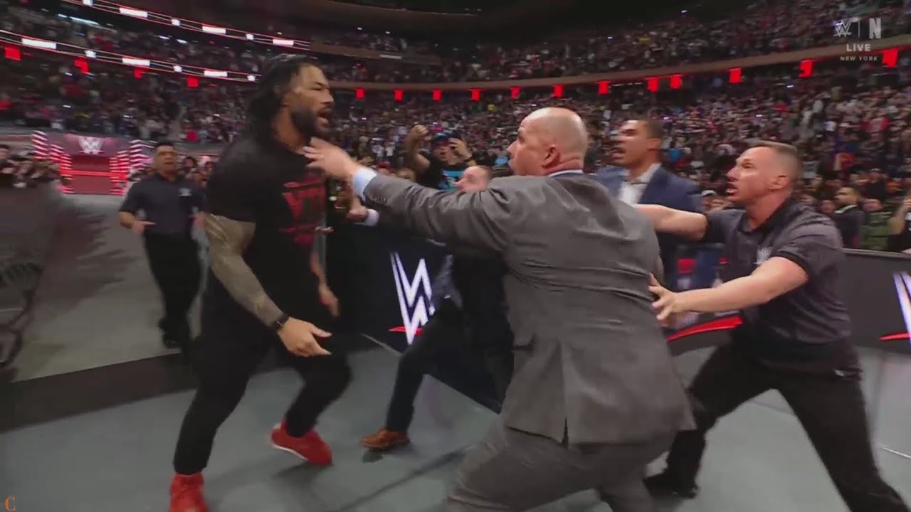 Roman Reigns Lost Control And Destroys Everyone on WWE Raw Netflix 2025 ! Roman Reigns Vs CM Punk background
