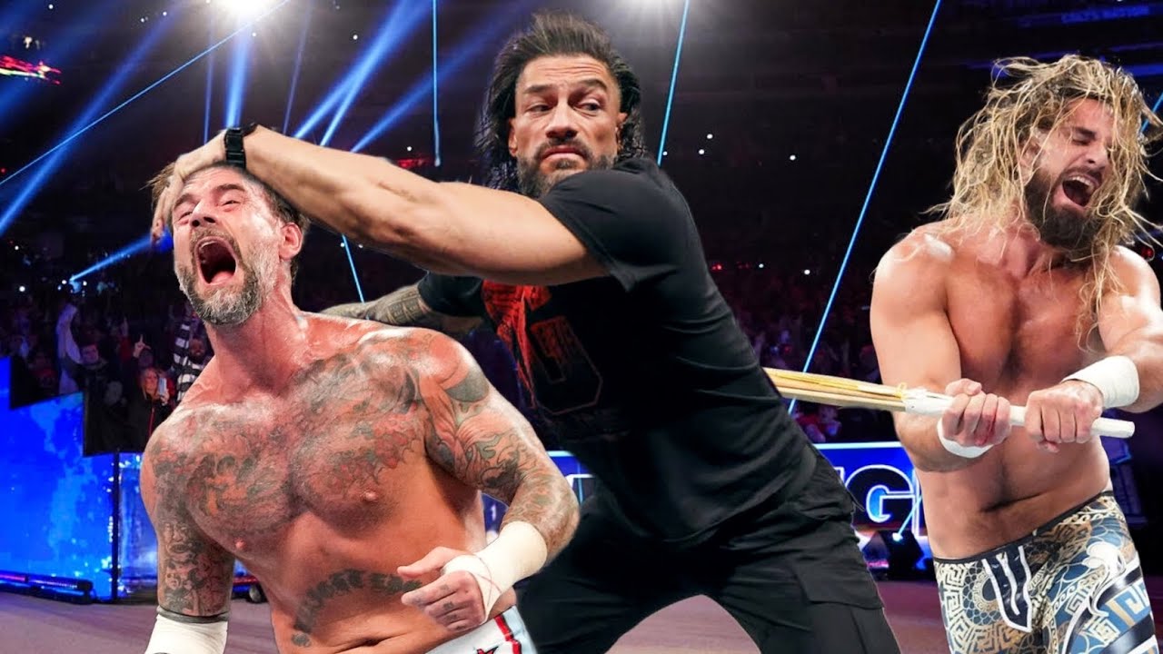 Seth Rollins Attack Roman Reigns & CM Punk Both on WWE SmackDown 2025 Highlights