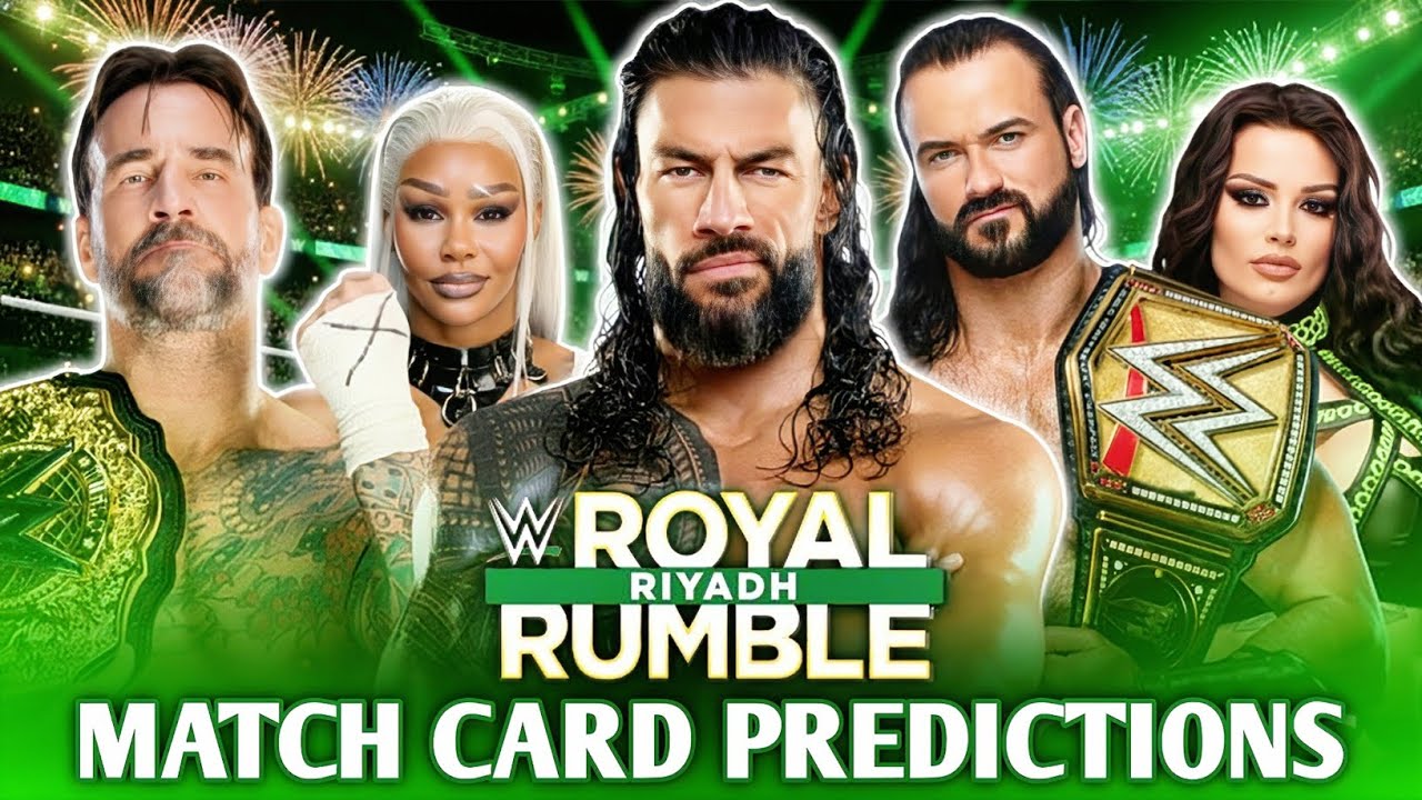 WWE Royal Rumble 2026 Full Match Card Predictions – WWE 2026 Matches, Champions & Surprise Entrants!