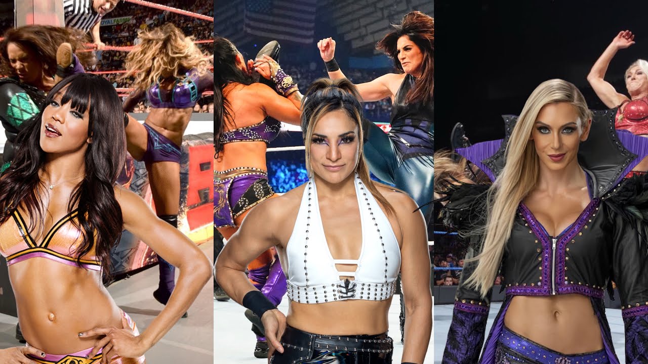 Raquel vs Charlotte vs Alicia- Big boot