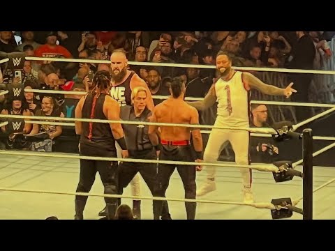 Braun Strowman & Jimmy Uso Vs Jacob Fatu & Tama Tonga Tag Team Match WWE Live Event England 2025