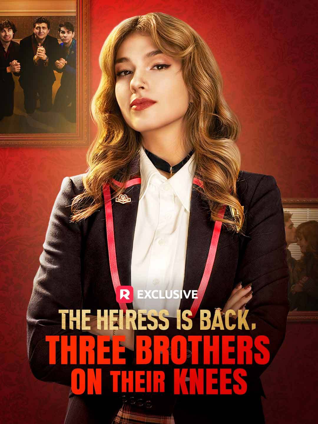 The Heiress Is Back, Three Brothers on Their Knees — blurred background