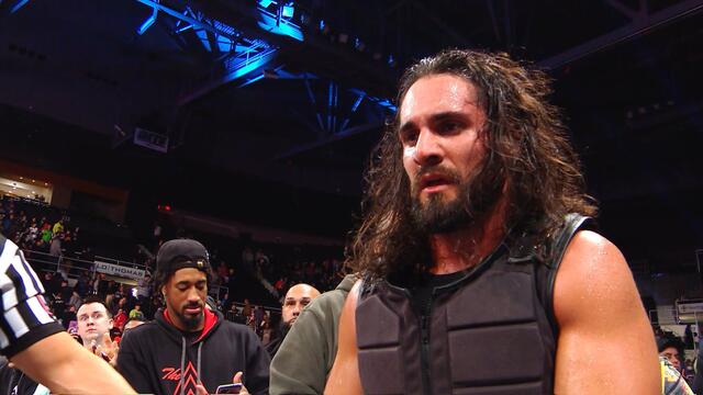 Seth Rollins exits to arena following Ambrose assault: WWE.com Exclusive, Oct. 22, 2018 background