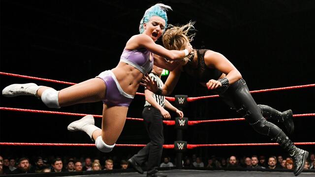 Xia Brookside vs. Rhea Ripley - NXT UK Women's Championship Tournament Quarterfinal Match: NXT UK, Nov. 21, 2018 background