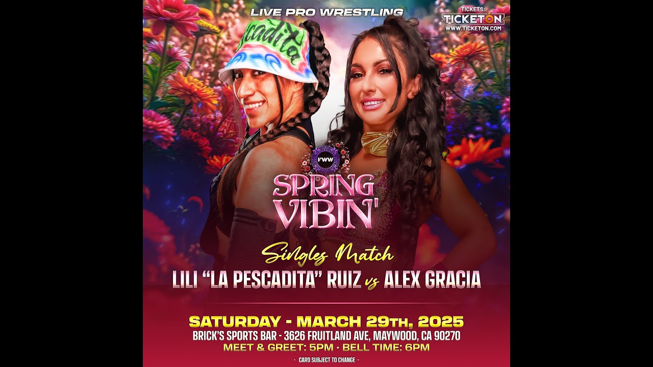 Lili "La Pescadita" Ruiz vs Alex Gracia background