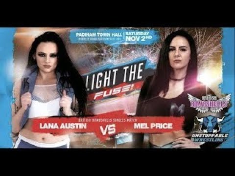 Lana Austin Vs Mel Price | British Women's Wrestling | 2019 background