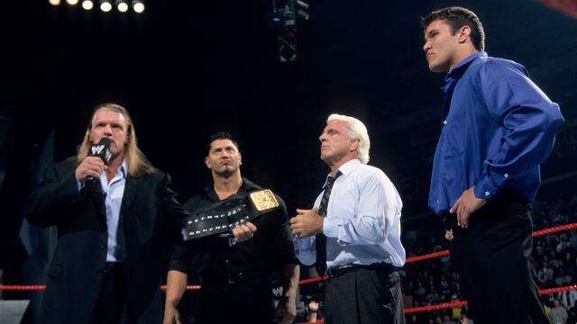 Triple H introduces Evolution: Raw, Feb. 3, 2003