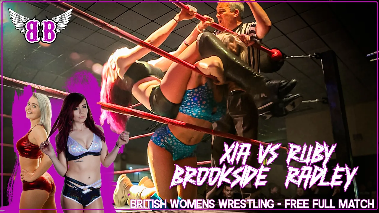 Teen rookie Xia Brookside battles Ruby Radley in epic British women's wrestling match | Rare 2016 background
