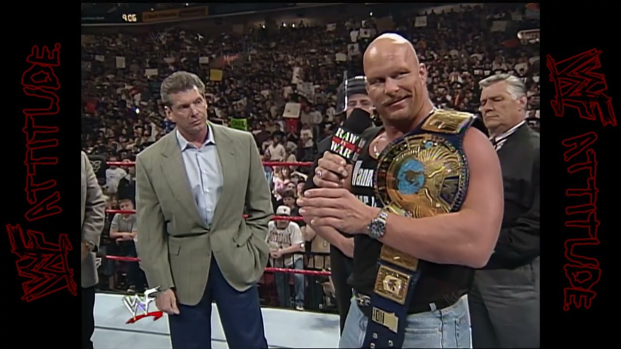 Stone Cold challenges Vince McMahon | WWF RAW (1998)