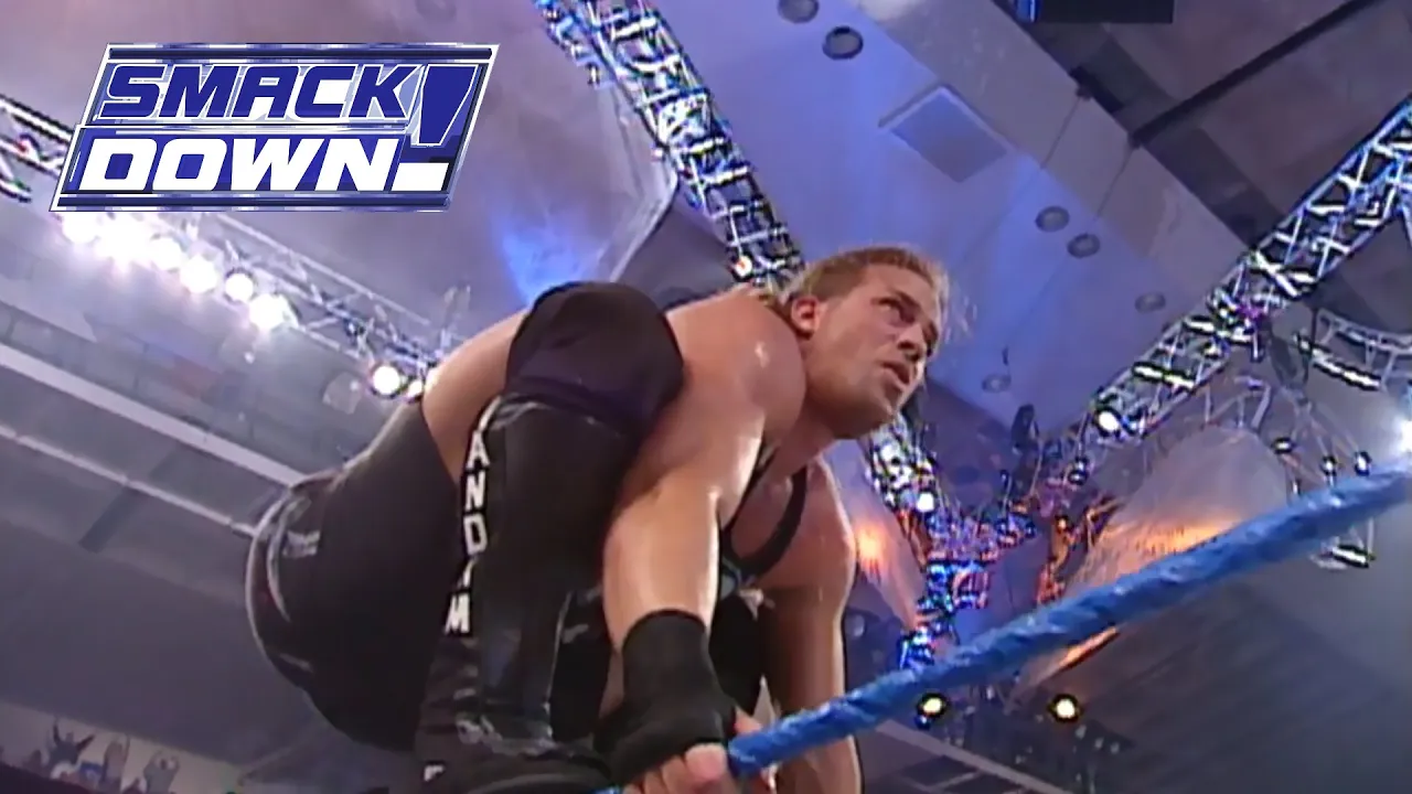 The Rock vs Rob Van Dam Hardcore Title Match Part 2 - SMACKDOWN! background