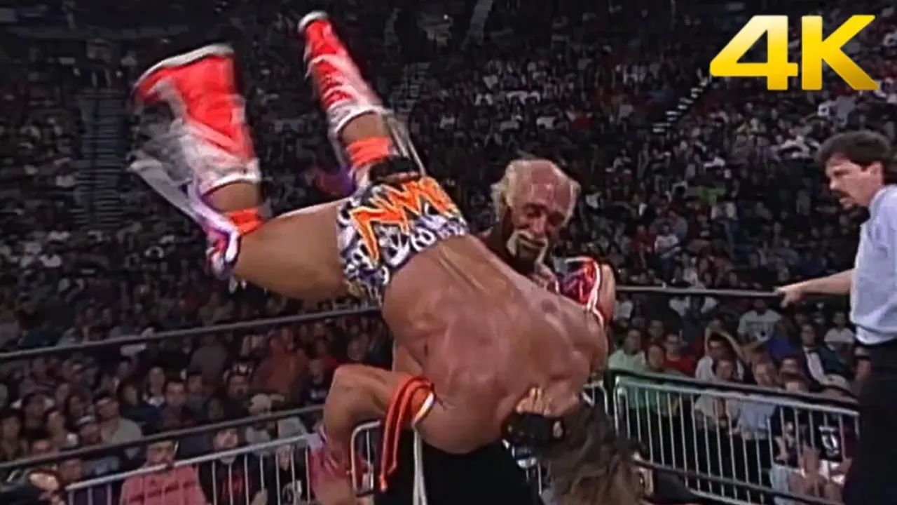 WATCH IN 4K 60FPS: Hollywood Hulk Hogan vs. Ultimate Warrior | WCW Halloween Havoc 1998
