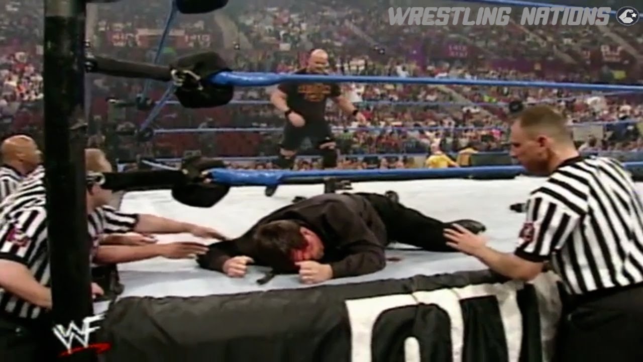 Stone Cold's Bloo*y Attack on His Friend JR