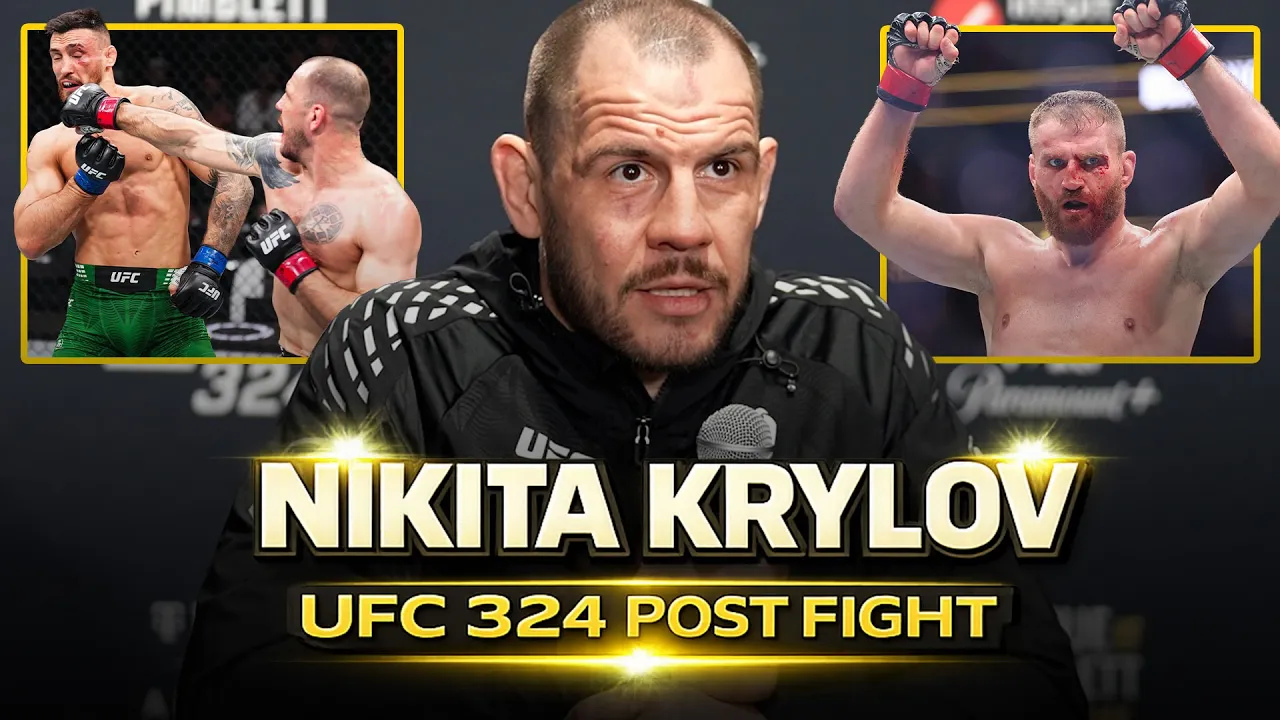Nikita Krylov Calls For Jan Blachowicz Rematch After UFC 324, Details Depression Since Last Win